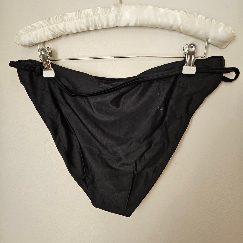 Andie Swim Bikini Bottom The Riviera Belted Black Casual Neutral Classic - Picture 6 of 15